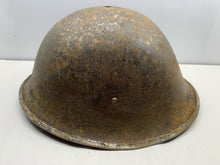Charger l'image dans la galerie, Geunine British / Canadian Army Mk3 WW2 Combat Helmet - Uncleaned Original - The Militaria Shop