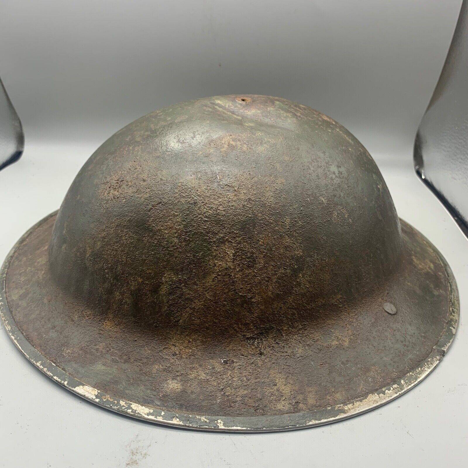 Original WW2 South African Army Mk2 Brodie Helmet - British Style Combat Helmet - The Militaria Shop