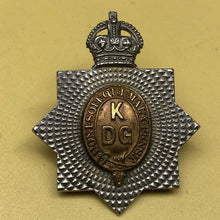 Load image into Gallery viewer, Original WW1 British Army Cap Badge - 1st King's Dragoon Guards - The Militaria Shop