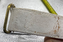 Load image into Gallery viewer, Victorian British Army Buff Household Cavalry Leather Strap with Brass Fittings - The Militaria Shop