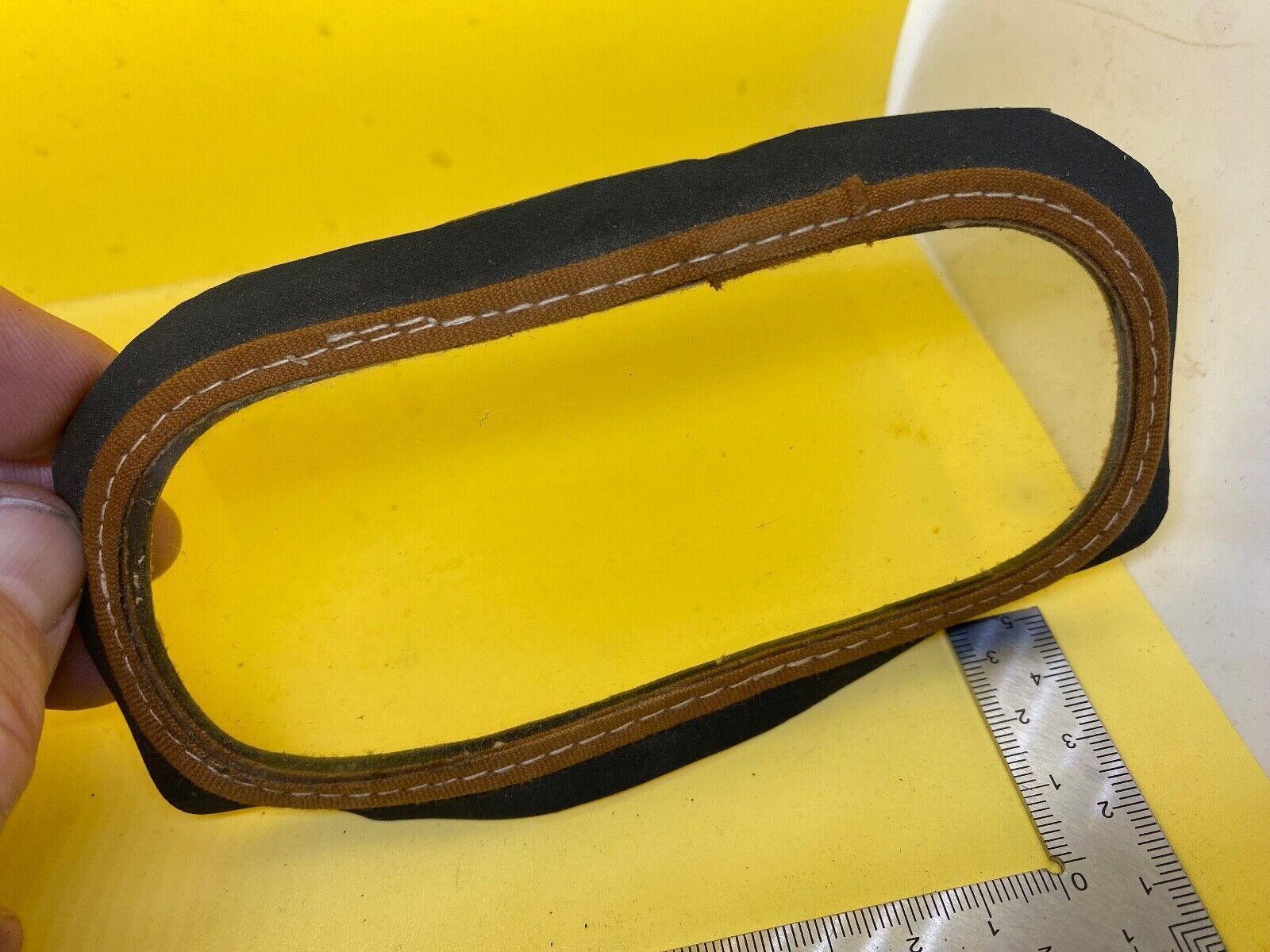 Original WW2 Civilian Gas Mask Face Panel - Useful Replacement - The Militaria Shop