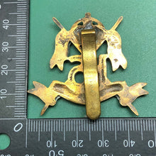 Load image into Gallery viewer, Original WW2 British Army 16th The Queen's Lancers Regiment Cap Badge - The Militaria Shop