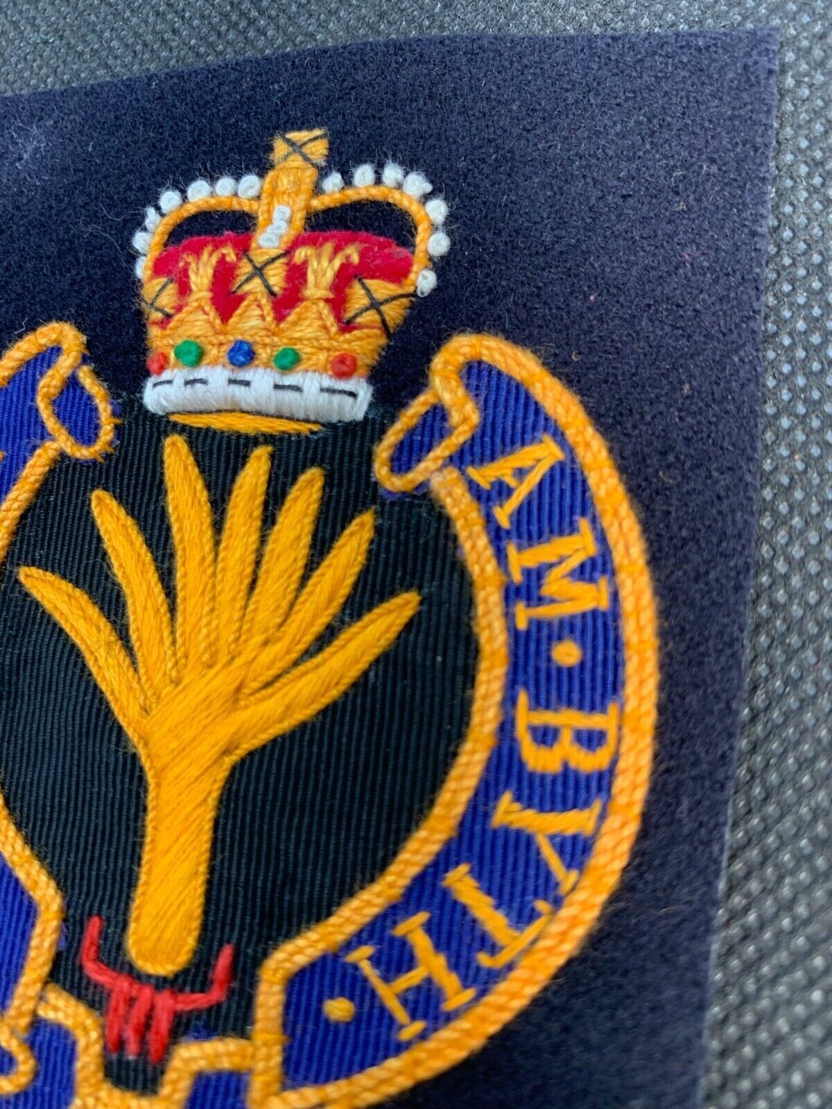 British Army Welsh Guards Regiment Embroidered Blazer Badge - The Militaria Shop