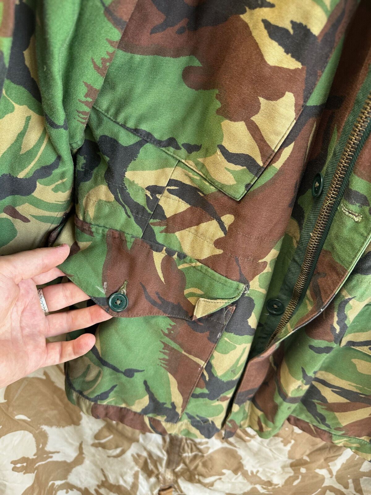 Genuine British Army 1968 Pattern DPM Combat Smock - Size 1 - 40" Chest - The Militaria Shop
