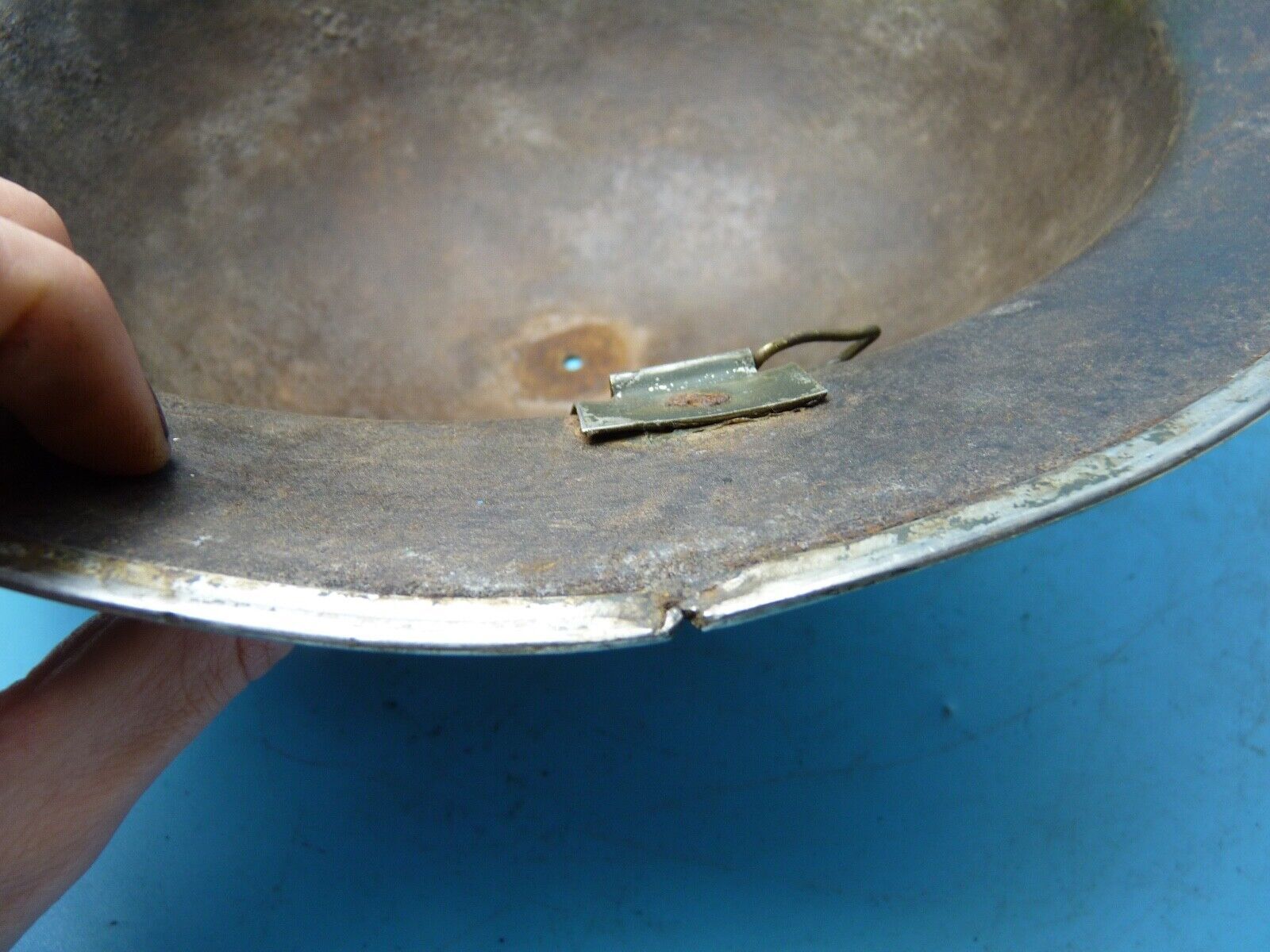 Original WW2 South African Army Mk2 Brodie Helmet - British Style Combat Helmet - The Militaria Shop
