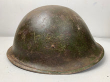 Load image into Gallery viewer, Mk3 Canadian / British Army Original WW2 Turtle Helmet High Rivet - The Militaria Shop