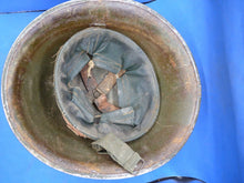 Charger l'image dans la galerie, Original WW2 British / Canadian Army Mk3 High Rivet Turtle Army Helmet & Lin - The Militaria Shop