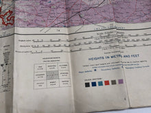 Load image into Gallery viewer, Original WW2 British Army / RAF Map - Satpura Mountains - The Militaria Shop