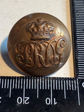 Load image into Gallery viewer, Original British Army Victorian Crown Guards Tunic Button - The Militaria Shop