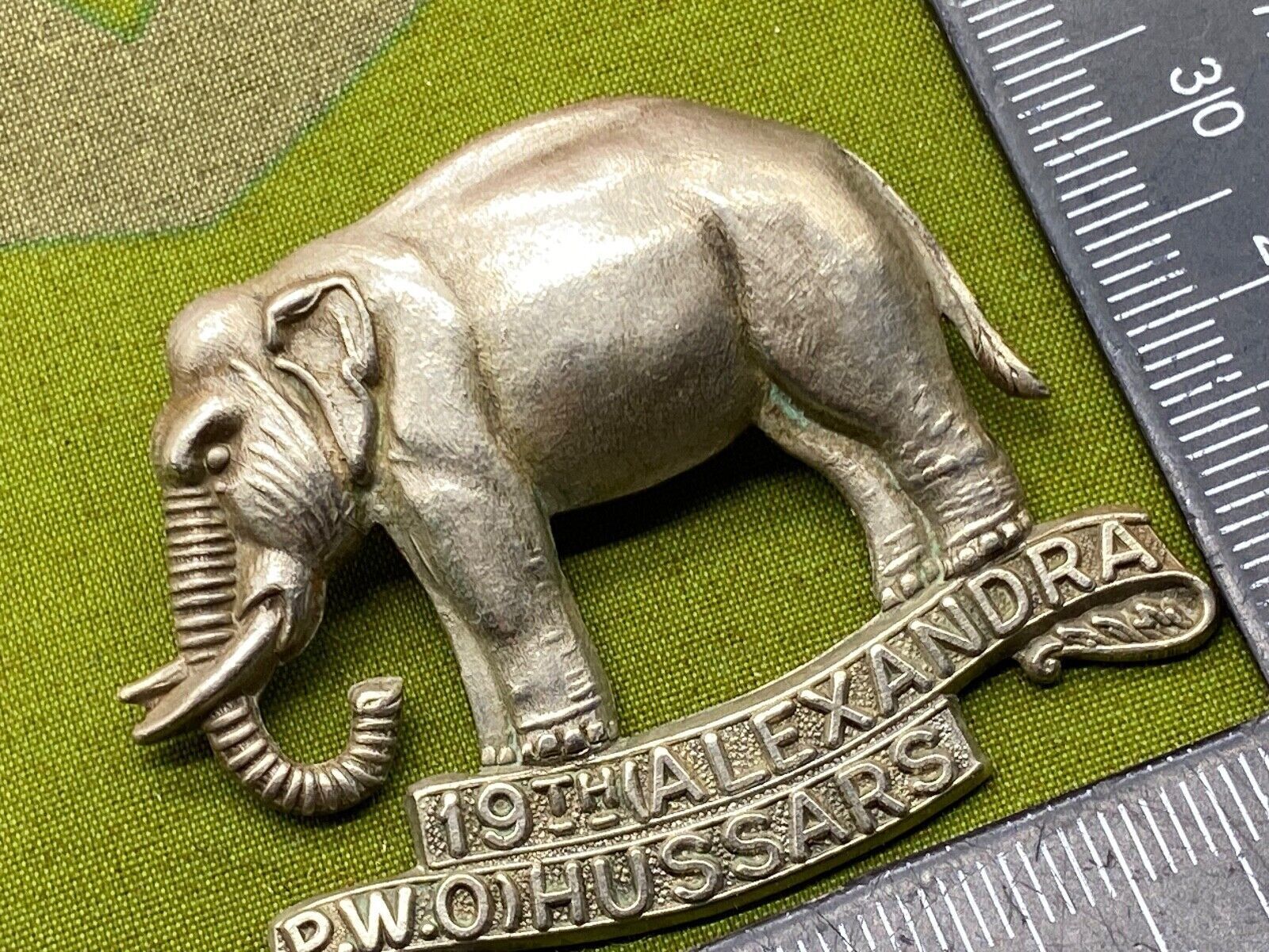 British Army 19th Alexandra P.W. Hussars ORIGINAL Cap Badge - The Militaria Shop
