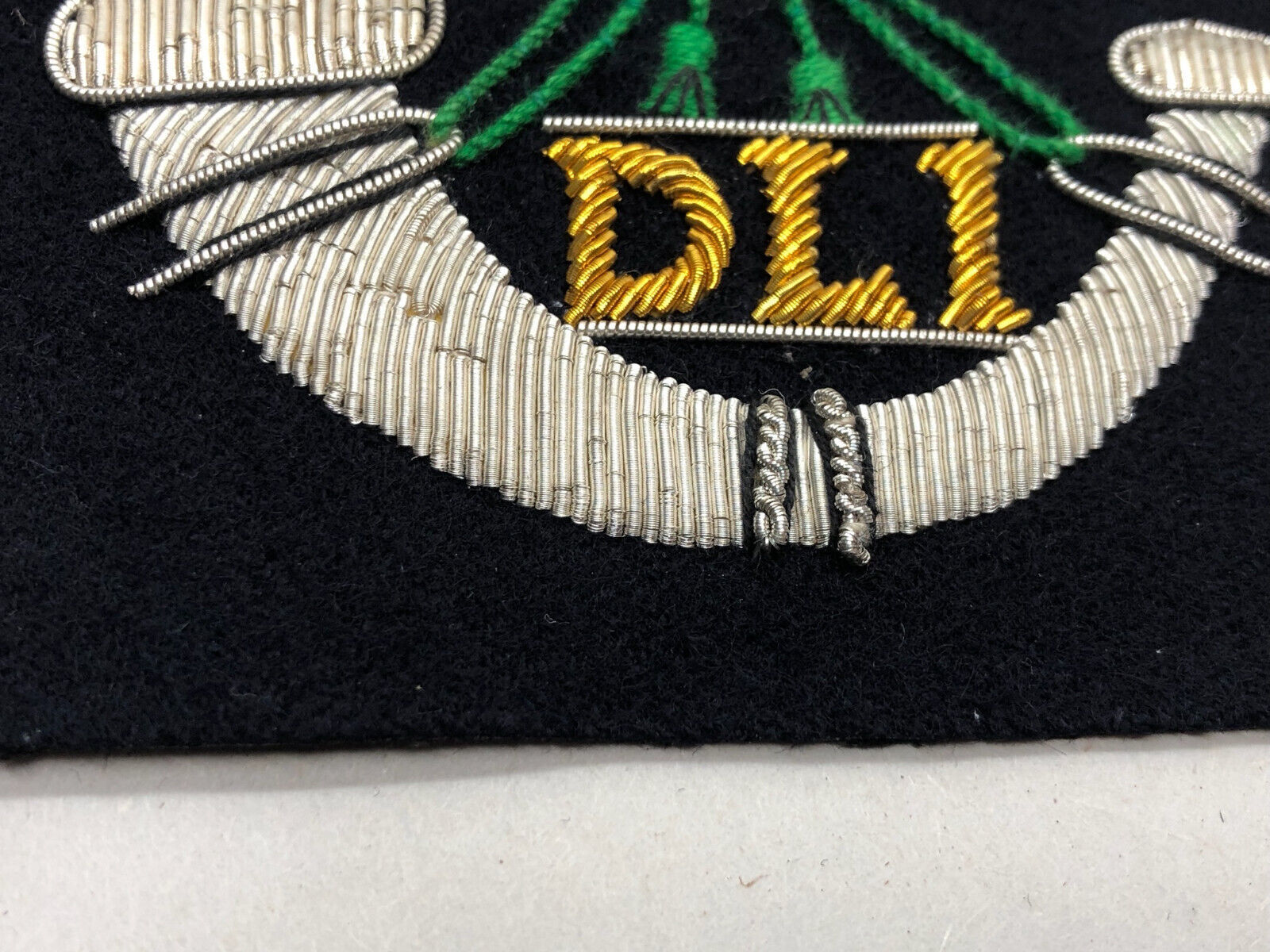 British Army Bullion Embroidered Blazer Badge - Durham Light Infantry - The Militaria Shop
