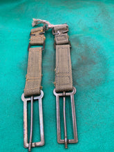 Charger l'image dans la galerie, Original WW2 British Army 37 Pattern Brace Adaptors Pair - 1941 Dated - The Militaria Shop