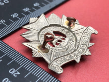 Load image into Gallery viewer, Original WW2 British Army Bedfordshire Regiment Cap Badge - The Militaria Shop