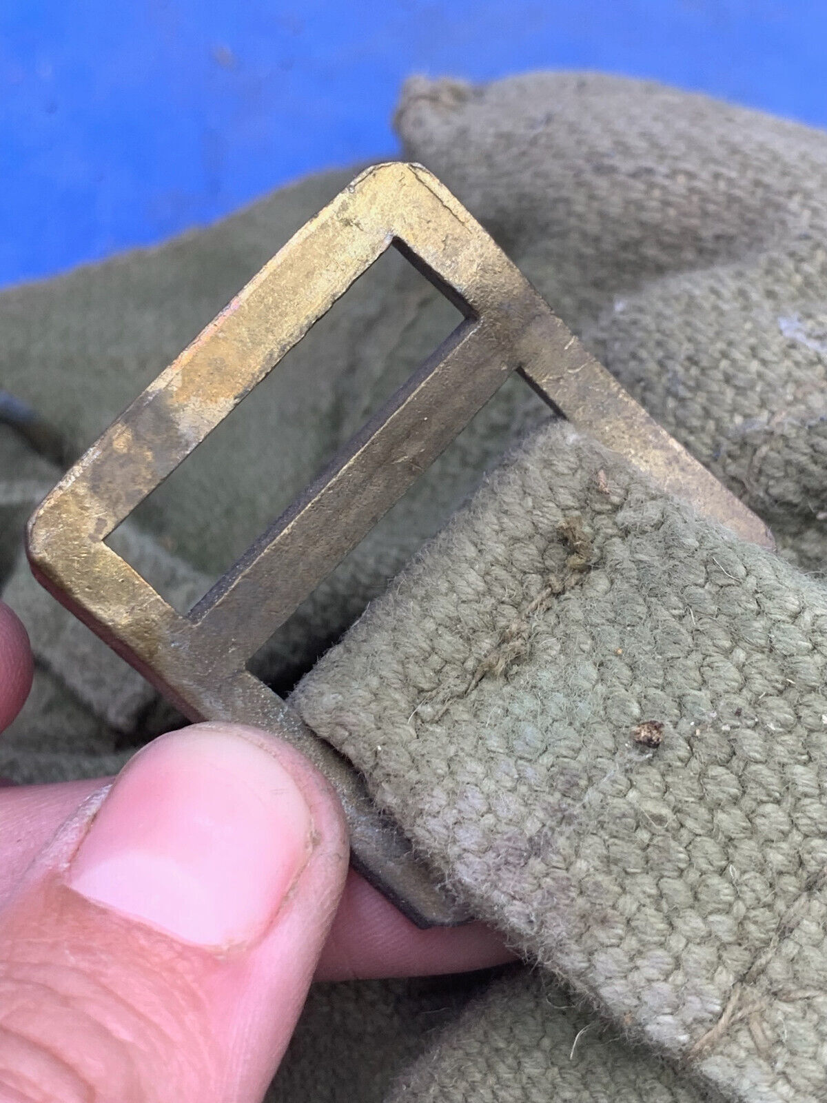 Original British Army 37 Pattern Webbing Bren Pouch WW2 Pattern - The Militaria Shop