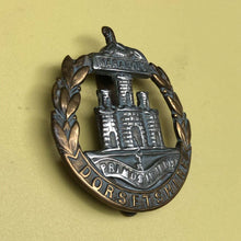 Load image into Gallery viewer, Original WW2 British Army Dorsetshire Regiment Cap Badge - The Militaria Shop