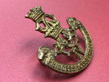 Load image into Gallery viewer, Original WW2 Canadian Army 4th Princess Louise Dragoon Guards Cap Badge - The Militaria Shop