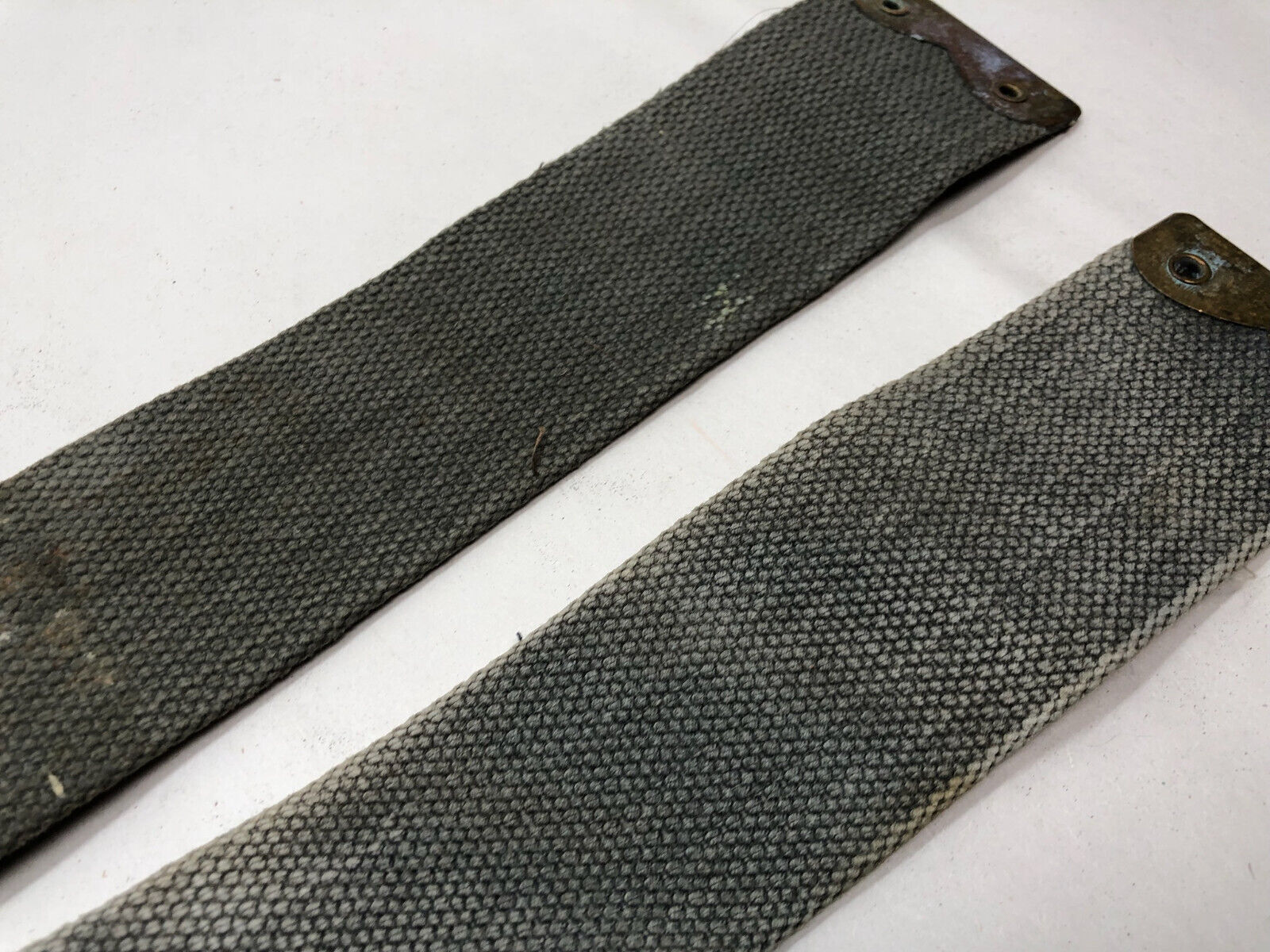 Original WW2 British Royal Air Force Blue 37 Pattern L Strap Set - The Militaria Shop