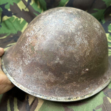 Load image into Gallery viewer, Original WW2 British / Canadian Army Mk3 Turtle Helmet - The Militaria Shop