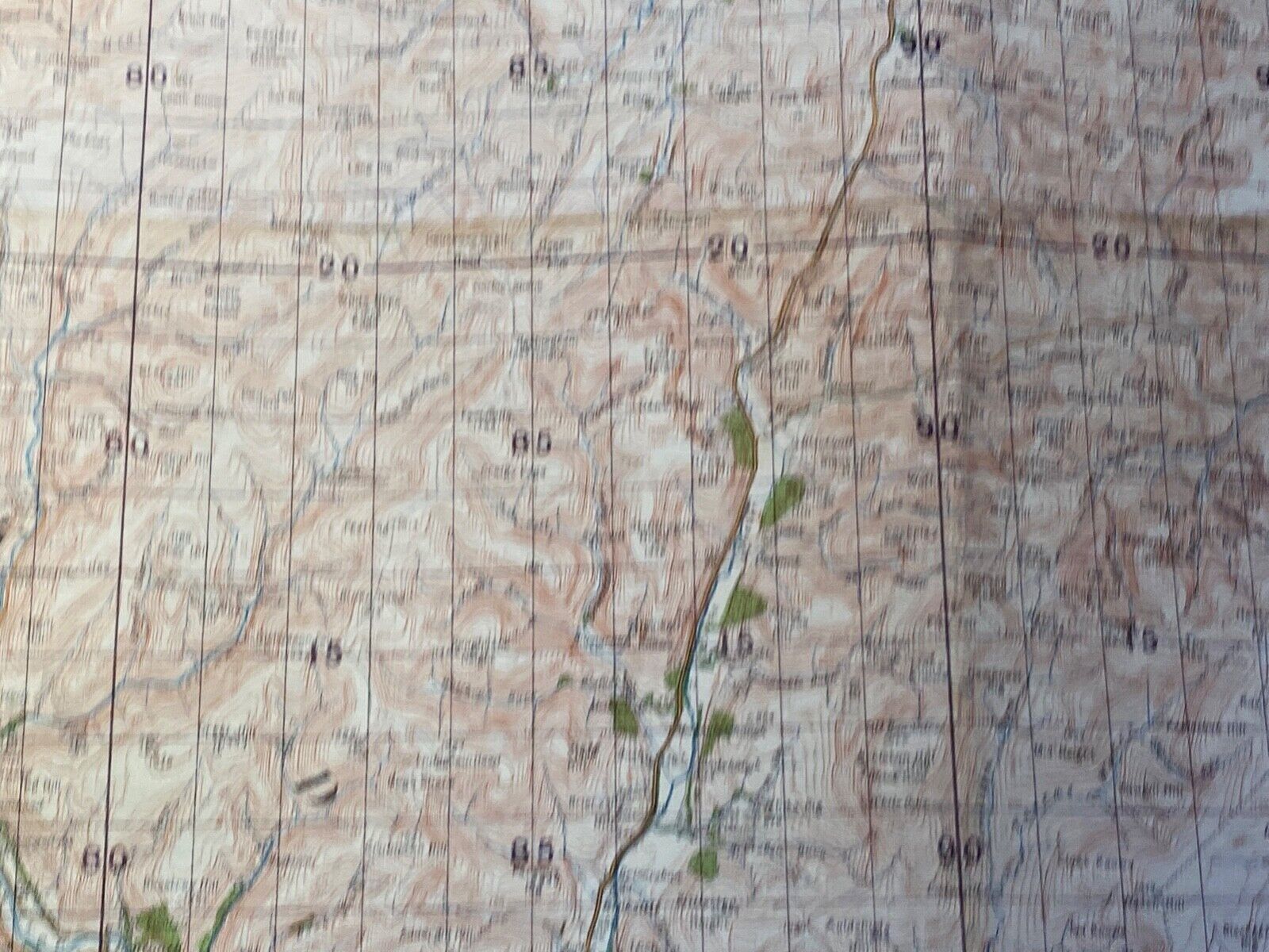 Large WW2 British Army - 1933 dated General Staff map of HARWICK & ESKDALE. - The Militaria Shop