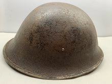 Load image into Gallery viewer, Geunine British / Canadian Army Mk3 WW2 Combat Helmet - Uncleaned Original - The Militaria Shop