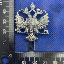 Load image into Gallery viewer, Genuine British Army 1st Queen's Dragoon Guards Cap Badge - The Militaria Shop