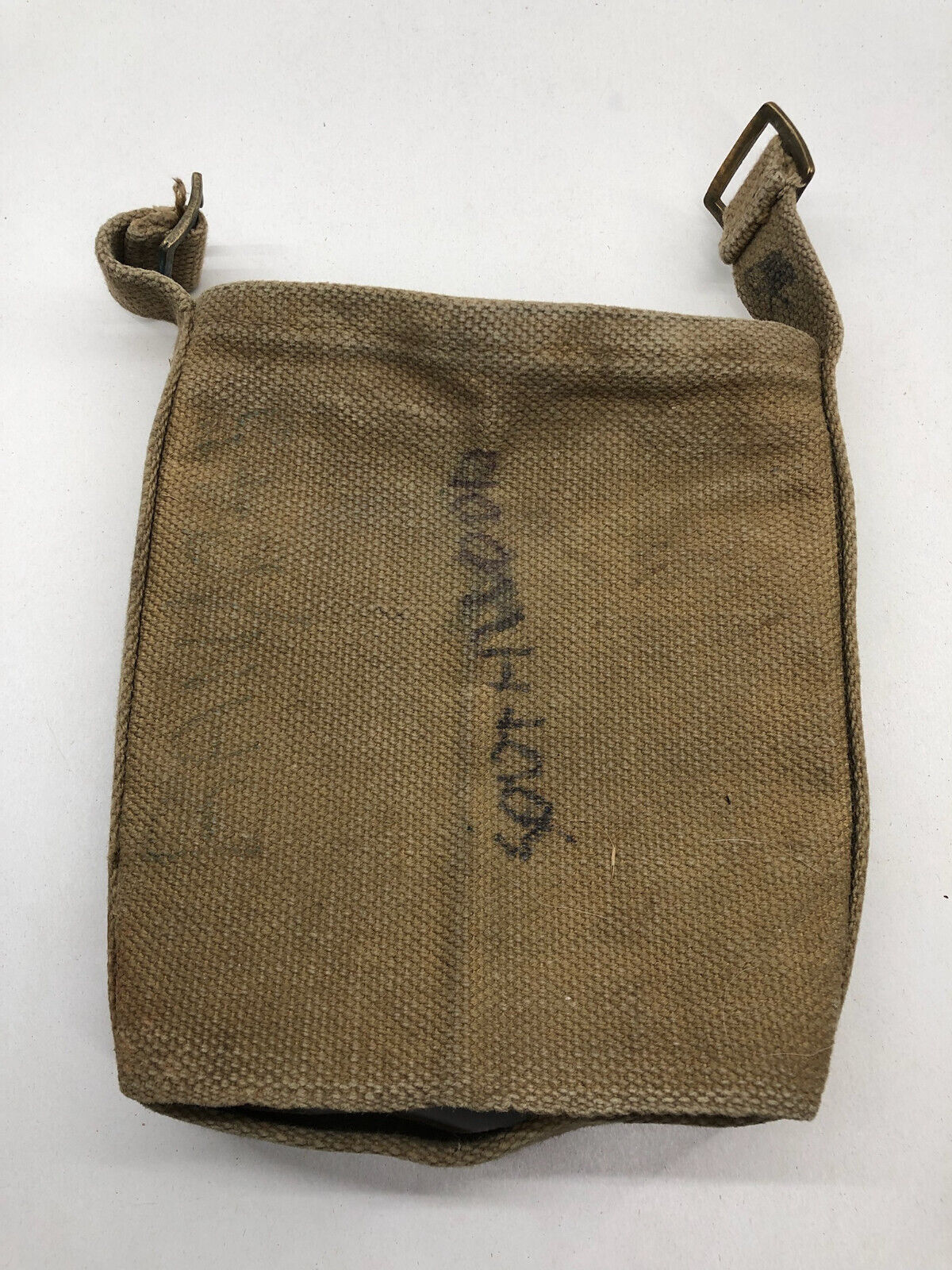 WW2 British Army 37 Pattern Webbing Water Bottle Carrier Harness - 1943 Dated - The Militaria Shop
