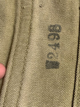 Charger l'image dans la galerie, Original WW2 US Army M1928 Haversack Pack Tail - 1944 Dated - The Militaria Shop