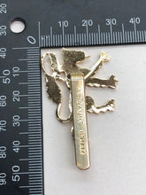 Load image into Gallery viewer, Genuine British Army Manchester University O.T.C. Anodised (Staybrite) Cap Badge - The Militaria Shop