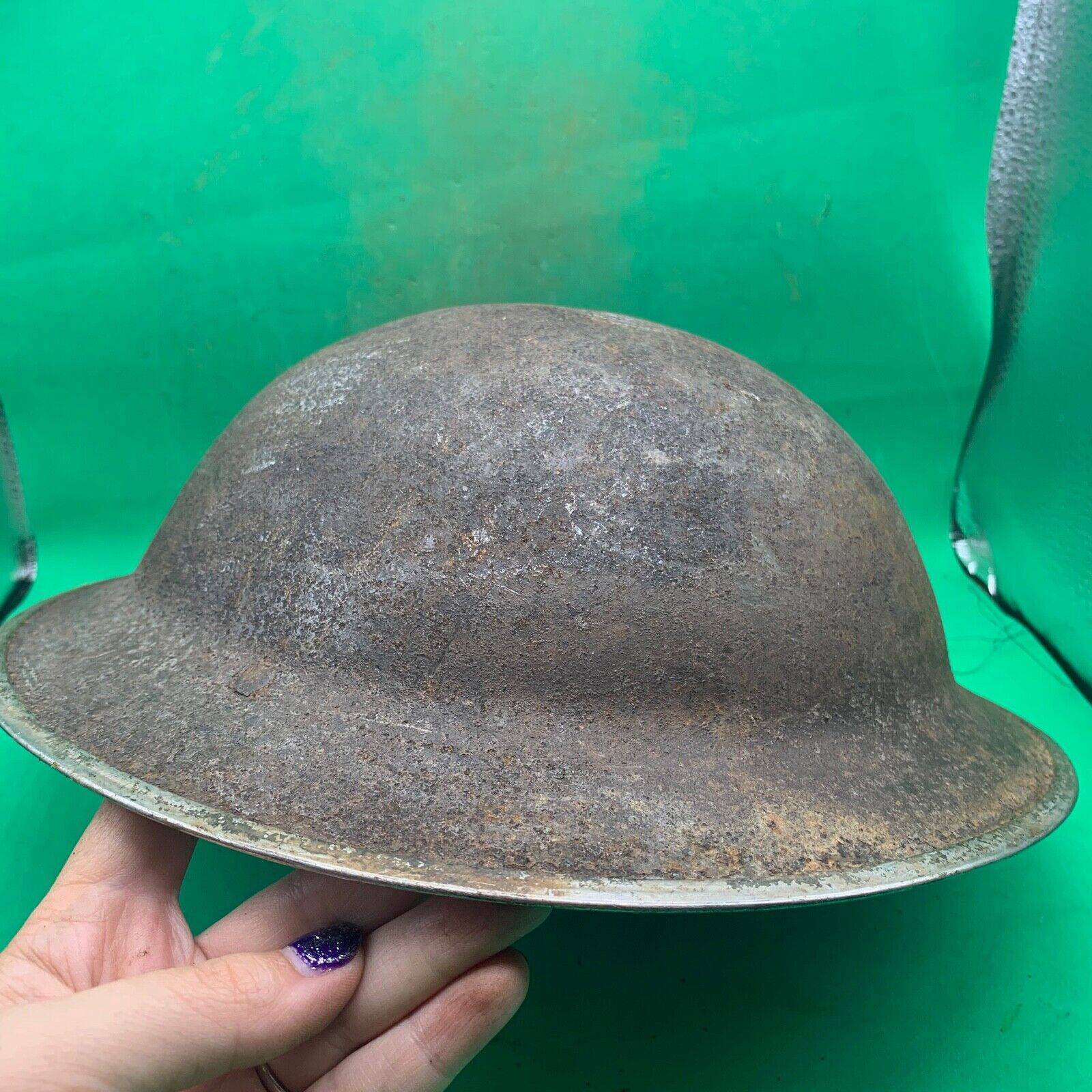 Original WW2 South African Army Mk2 Brodie Helmet - British Style Combat Helmet - The Militaria Shop