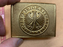 Load image into Gallery viewer, Post WW2 German Navy Bundesmarine Koppelschloss / Gilt Belt Buckle - The Militaria Shop
