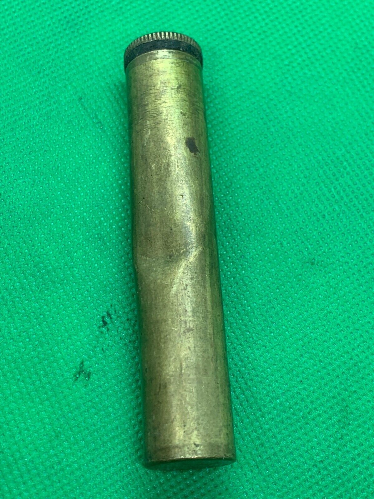 Original WW1 / WW2 British Army SMLE Lee Enfield Rifle Brass Oil Bottle - The Militaria Shop