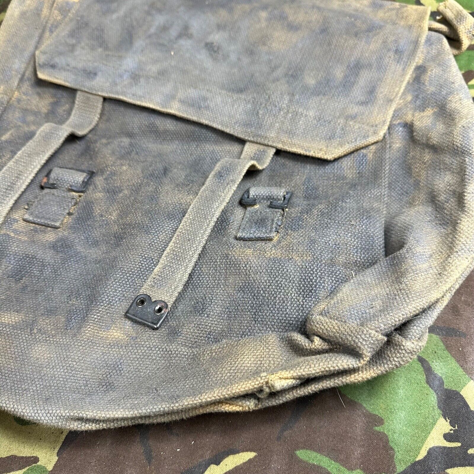 British Army / RAF 37 Pattern Large Pack - WW2 Pattern -Used Condition Original - The Militaria Shop