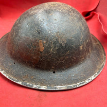 Load image into Gallery viewer, Original WW2 British Army Mk2 Brodie Helmet & Liner - South African Made - The Militaria Shop