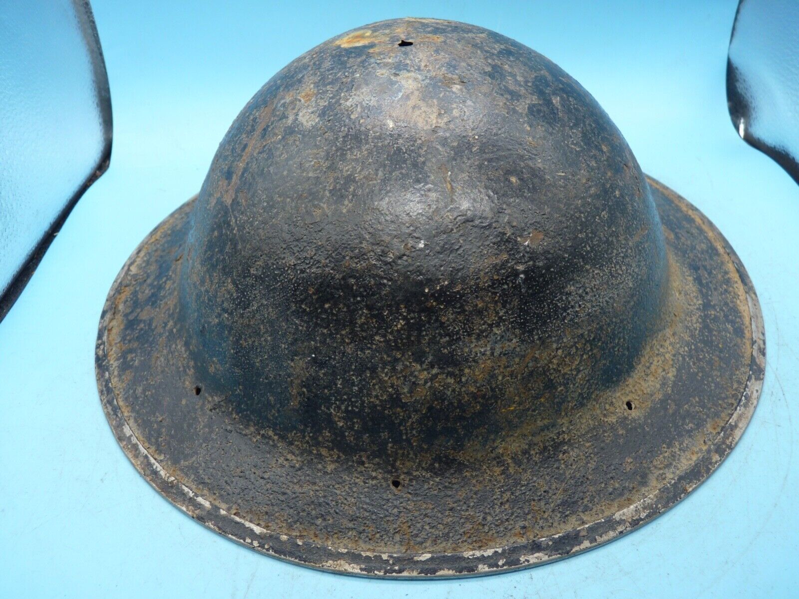 Original WW2 South African Army Mk2 Brodie Helmet - British Style Combat Helmet - The Militaria Shop