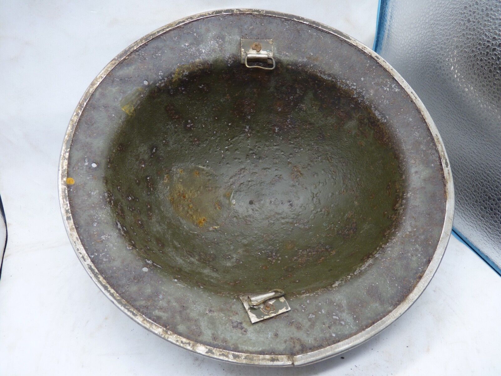 Original WW2 British Style South African Mk2 Army Combat Helmet - The Militaria Shop