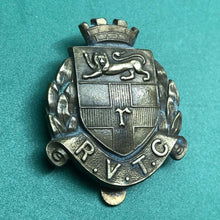 Load image into Gallery viewer, Original British Army Volunteer Training Corps Rochester Cap Badge - The Militaria Shop