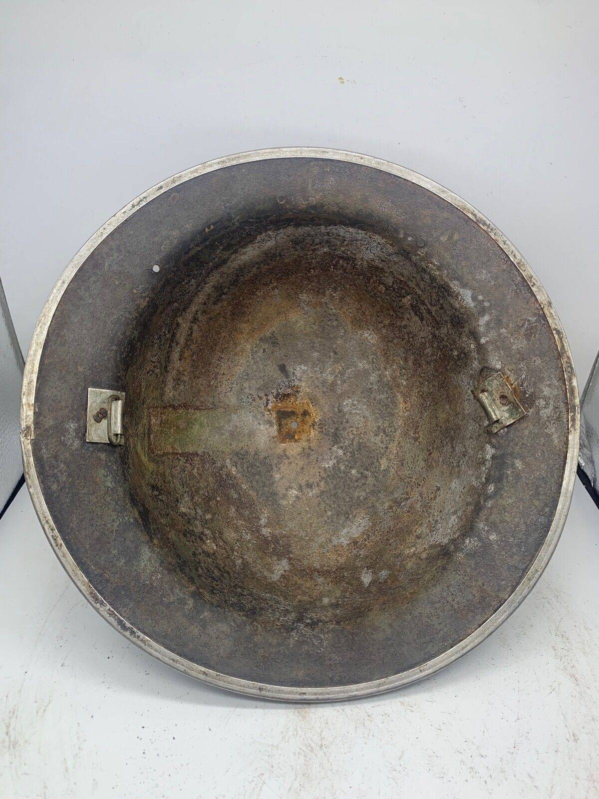 Original WW2 South African Army Mk2 Brodie Helmet - British Style Combat Helmet - The Militaria Shop