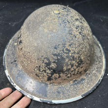Lade das Bild in den Galerie-Viewer, Original WW2 British Home Front Civil Defence Warden's Helmet - Complete - - The Militaria Shop