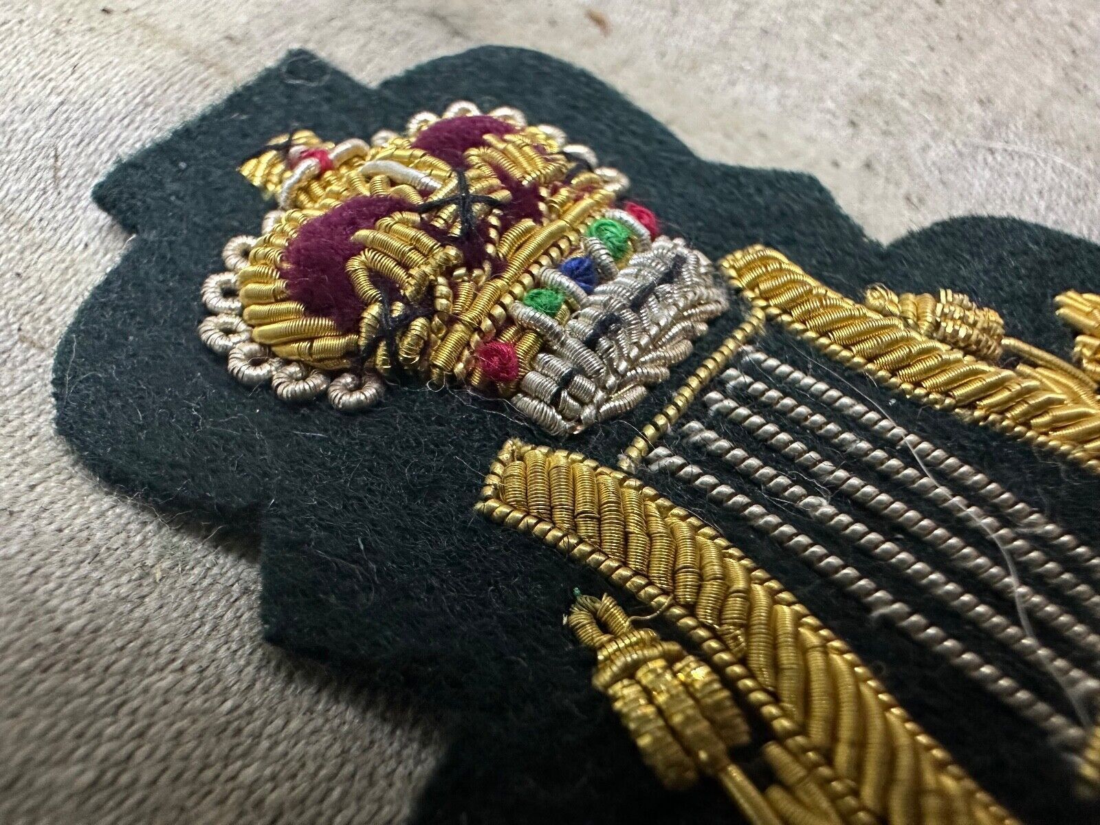 Genuine British Army Trade / Qualification Badge / Patch Braided Bandsman - The Militaria Shop