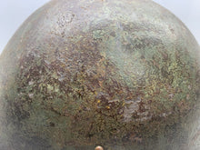Load image into Gallery viewer, Original WW2 British / Canadian Army Mk3 High Rivet Combat Helmet Shell - The Militaria Shop