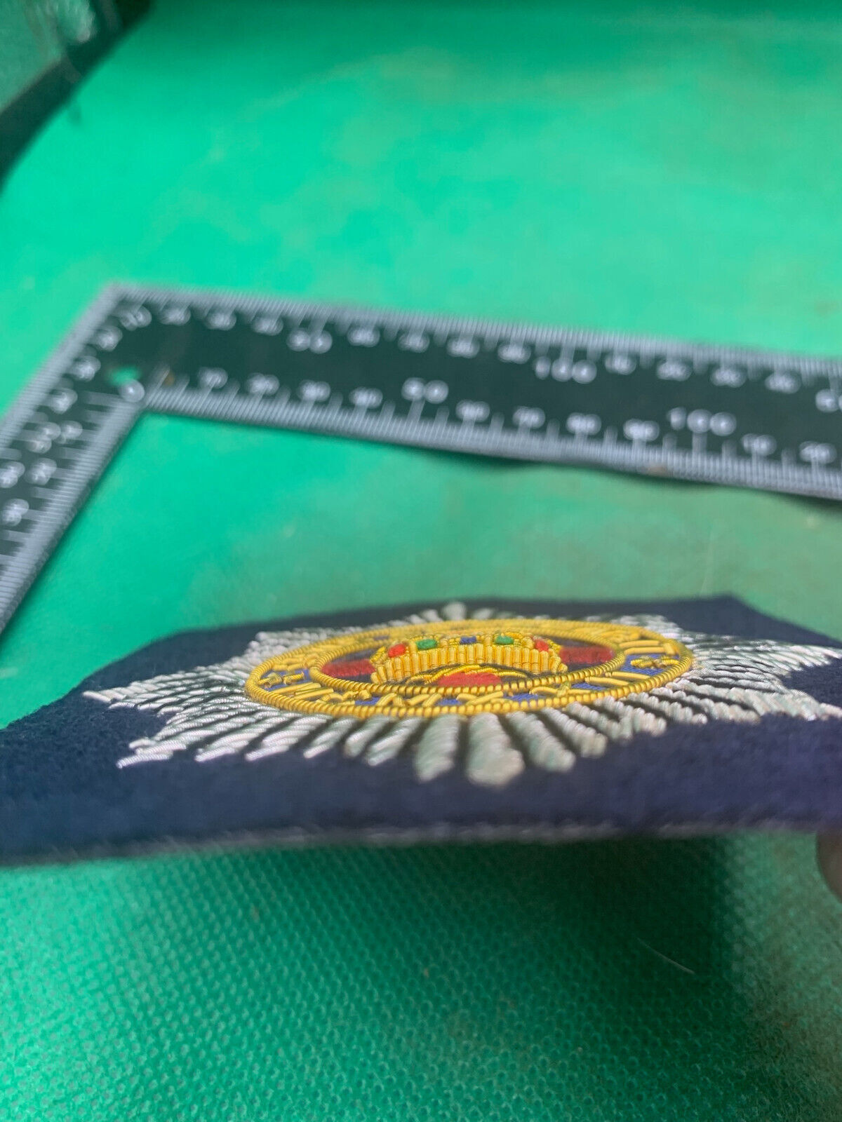 British Army Bullion Embroidered Blazer Badge - 4th 7th Royal Dragoon Guards - The Militaria Shop