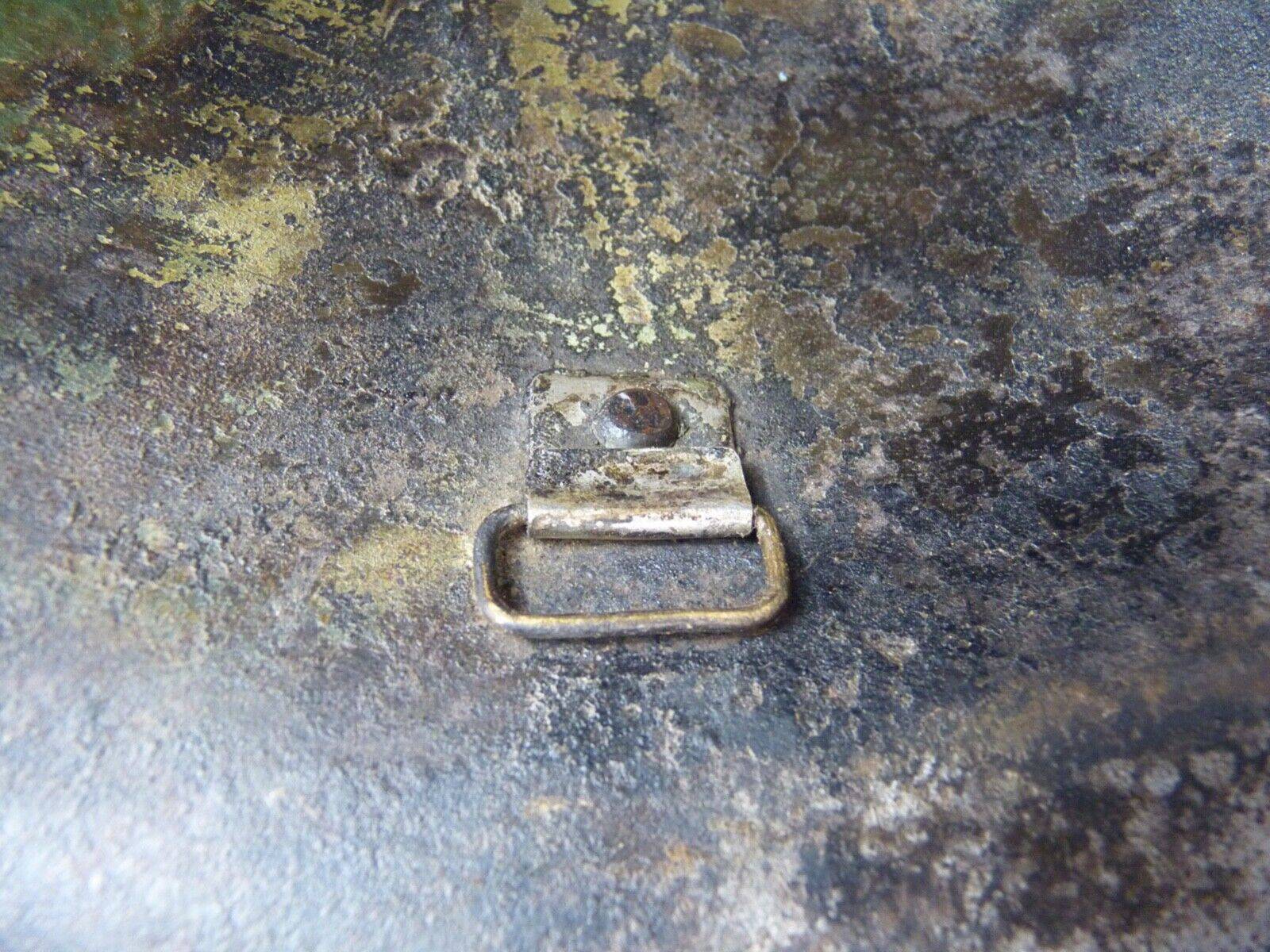 Original WW2 British / Canadian Army Mk3 High Rivet Turtle Army Combat Helmet - The Militaria Shop