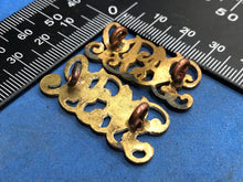 Load image into Gallery viewer, Original Pair of WW2 Brass British Army Shoulder Titles - RAPC Pay Corps - The Militaria Shop