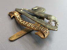 Load image into Gallery viewer, Original British Army WW2 3rd King's Own Hussars Cap Badge - The Militaria Shop