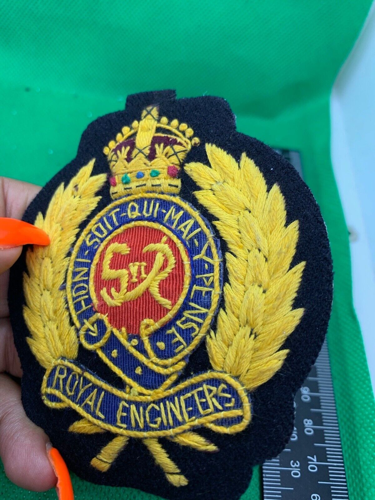 British Army Royal Engineers Embroidered Blazer Badge - The Militaria Shop