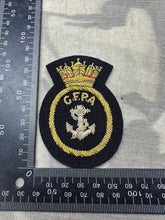 Charger l'image dans la galerie, Merchant Navy Bullion Badge - C.F.P.A & Anchor - The Militaria Shop