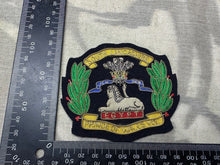 Load image into Gallery viewer, British Army Bullion Embroidered Blazer Badge - South Lancashire Prince Of Wales - The Militaria Shop