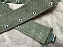 Load image into Gallery viewer, Original WW2 British Army 44 Pattern Soldiers Belt - 36" Waist - The Militaria Shop