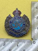 Load image into Gallery viewer, Original WW2 GVI Royal Engineers Enamel & Silver Marked Sweetheart Brooch - The Militaria Shop