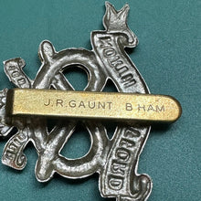 Load image into Gallery viewer, Original WW2 British Army North Stafford Regiment Cap Badge - The Militaria Shop